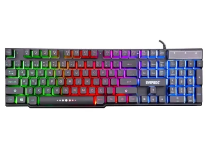 Everest KB-X88 BLAST Siyah USB RGB Işıklı Q Klavye – Oyuncular İçin